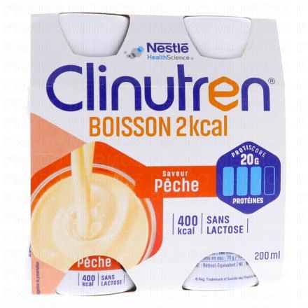 Boisson 2kcal saveur Pêche 4x200ml
