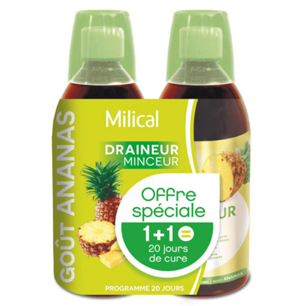 Draineur Ultra Goût Ananas Lot de 2 x 500ml