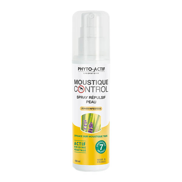 Moustique Control Spray Répulsif Peau 100Ml