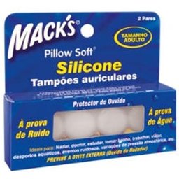 Tapones Oídos de Silicona Tamaño Adulto 4uds