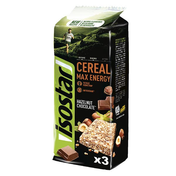 Cereal Max Energy Barre Énergétique Noisettes Chocolat 3 unités