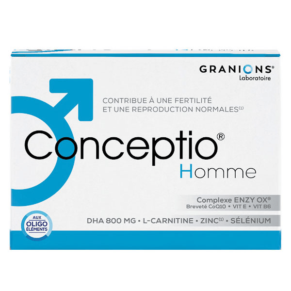 Granions Conceptio Homme fertilité  90 capsules et 30 sachets