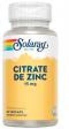 Citrate de Zinc 60 Unités Végétales - Boîte 60 capsules
