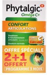 Phytalgic Oméga C+ Confort Articulations Lot de 3 x 60 Capsules - Lot 3 x 60 capsules