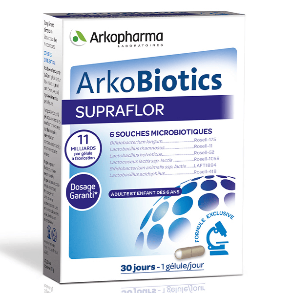 Arkobiotics Supraflor Probiotiques 30 gélules
