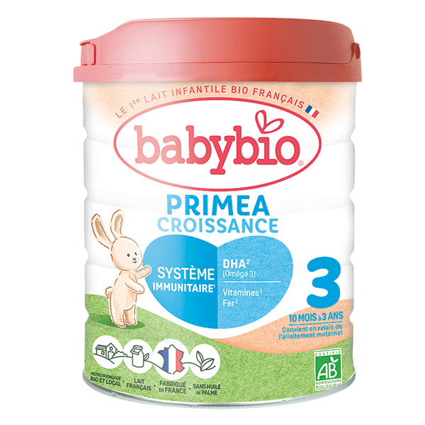 Lait infantile Primea 3ème Âge Bio 800g