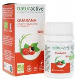 Guarana Bio 60 Gélules - Pot 60 gélules
