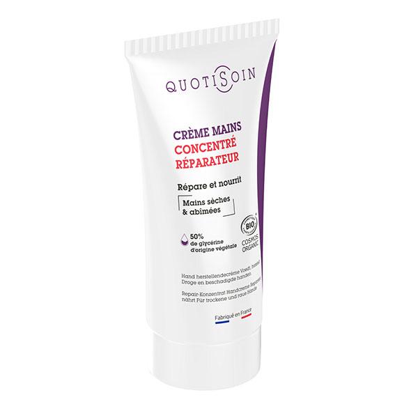Quotisoin Crème mains bio concentré réparateur 75ml
