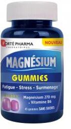 Forté Pharma Magnésium Gummies - Fatigue-Stress-Surmenage - 45 Gommes - Pot 45 gommes