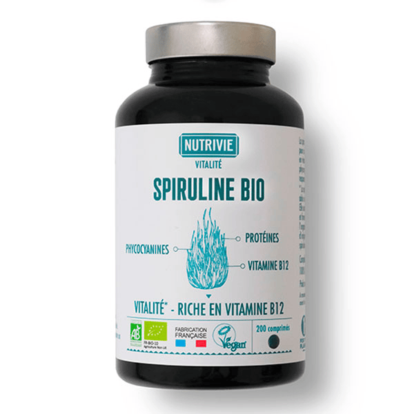 Spiruline Bio Fort Dosage Vitalité 200 comprimés