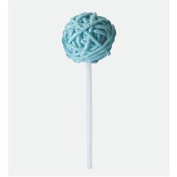 Coleteras Lollipop Round Color Blue Silver 24uds