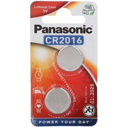Panasonic® Lithium Coin Piles Cr2016 3V