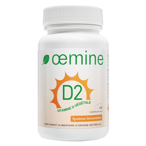 D2 Vitamine D Végétale 60 gélules