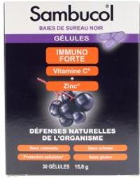 Immuno Forte Défenses Naturelles de l'Organisme 30 Unités - Boîte 30 gélules