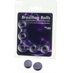 Taloka Brazilian Balls Exciting Gel Refreshing Vibration Effect 5uds