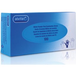 guantes de exámen nitrilo sin polvo nuevos nuevos T-M 100uds