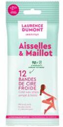 12 Bandes de Cire Froide Aisselles & Maillot - Pochette 12 bandes