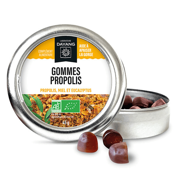 Gommes Propolis Miel Eucalyptus Bio 45g