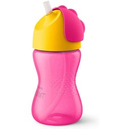 Avent Tasse à paille courbée Rose