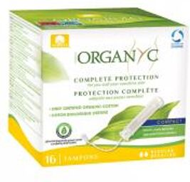Protection Complète 16 Tampons avec Applicateur Peaux Sensibles - Boîte 16 tampons