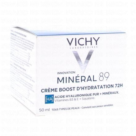 Mineral 89-Crème boost hydratation Tous types de peau-Pot 50ml