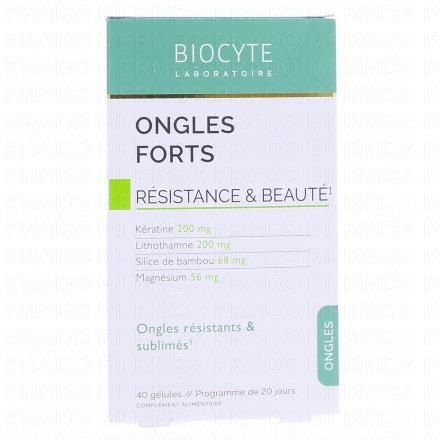 Ongles - Ongles forts beauté 40 gélules