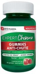 Forté Pharma Expert Cheveux Anti-Chute 60 Gummies - Pot 60 gommes