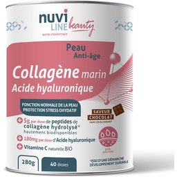 Nuviline Collagène Marin Acide Hyaluronique Saveur Chocolat