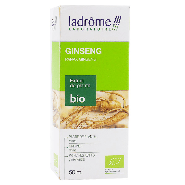 Extraits de Plantes Fraîches Ginseng Bio 50ml