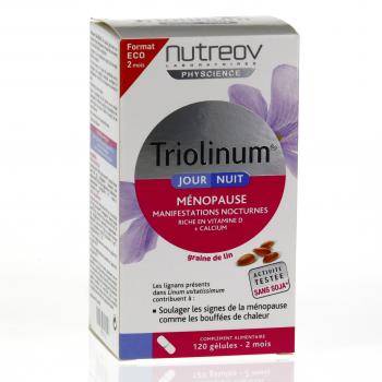 Triolinum jour nuit ménopause manifestations nocturnes 120 gélules