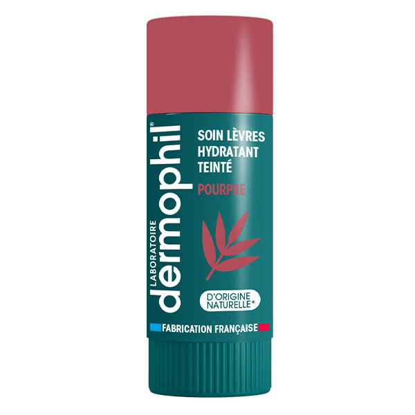 Stick Lèvres Soin Teinté Hydratant Pourpre 4g