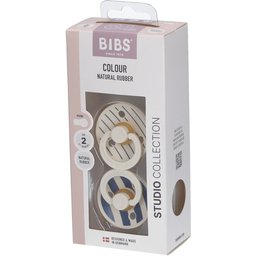 Studio Colour 2 Pack Pin - Ivory Steel Blue | +6 mois