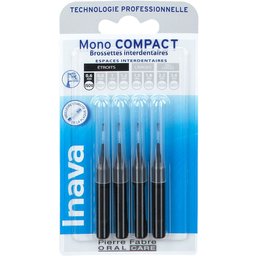 Mono Compact Brossettes interdentaires Étroit Noir