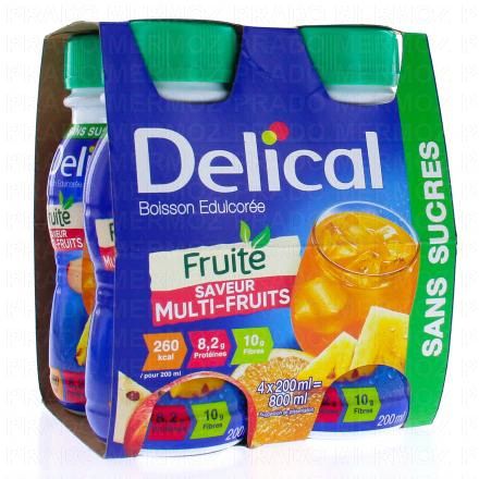 Boisson - Fruitée Saveur Multi-Fruits 4x200ml