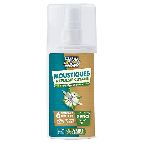 Volants Moustiques Spray Répulsif Cutané 100ml
