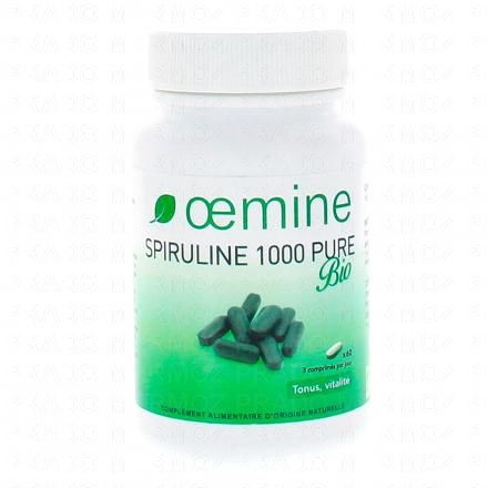 Spiruline 1000mg 60 capsules oemine