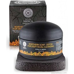 Jab¢n negro n¢rdico detox para la profunda limpieza facial 120 ml