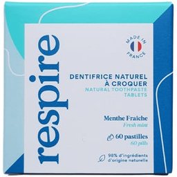 Dentifrice Naturel à Croquer Menthe Fraîche 60 Pastilles