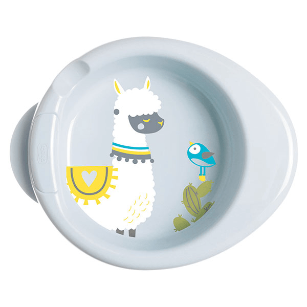 Repas Assiette Maintien au Chaud 2 en 1 +6m Gris