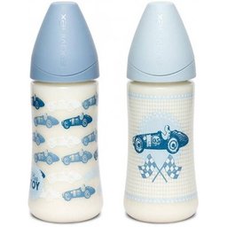 Suavinex™ flacon tétine latex à large goulot 3 positions 270ml