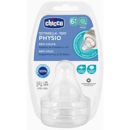 Mamelon Physio 6M+ Fl.Pap Sil. 2Ud