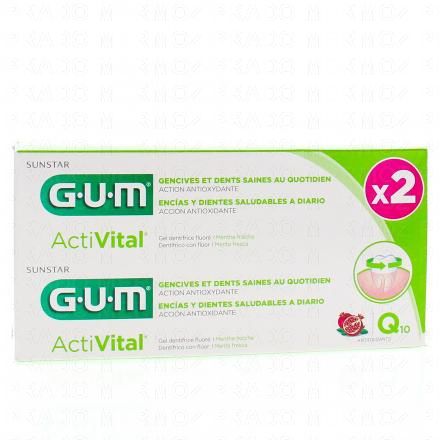Activital dentifrice Q10 x2
