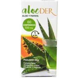 Aloe y Papaya 500mg 60comp