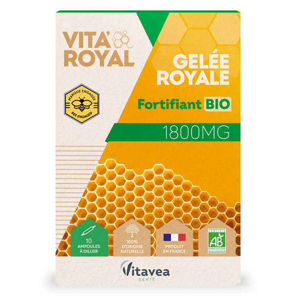Vita'Royal Gelée Royale Fortifiant Bio 10 ampoules