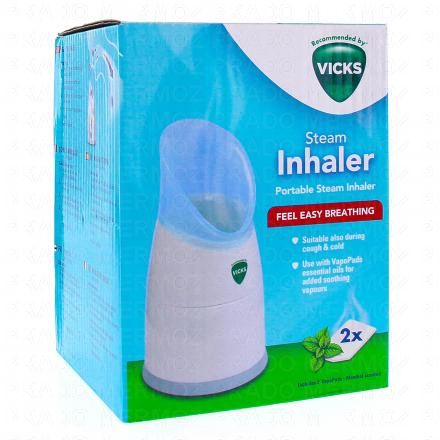 Inhalateur à vapeur portable + 2 Vapopads menthol inclus