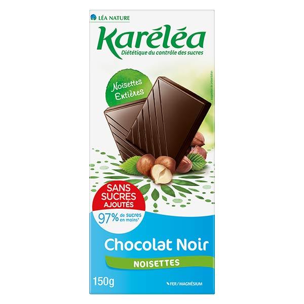 Chocolat Sans Sucres Ajoutés Tablette Chocolat Noir Noisettes 150g