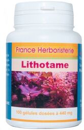 GELULES LITHOTAME - dosées à 440 mg poudre pure.