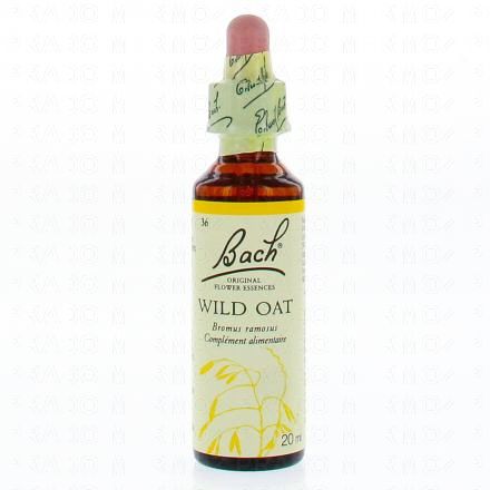 FLEURS DE BACH Original n°36 Wild oat fleur de bach flacon compte-gouttes 20ml