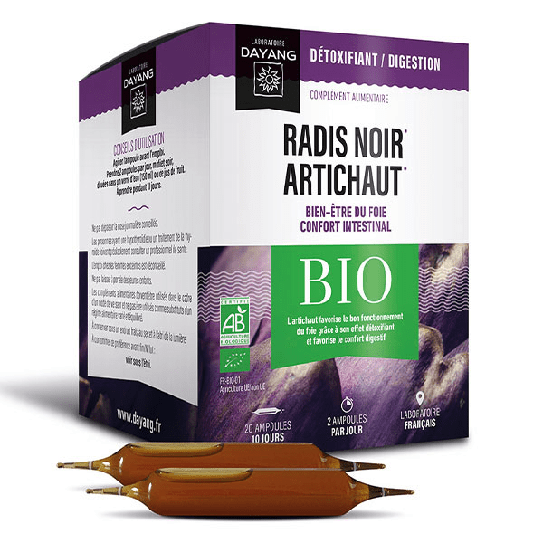 Radis Noir Artichaut Bio 20 ampoules