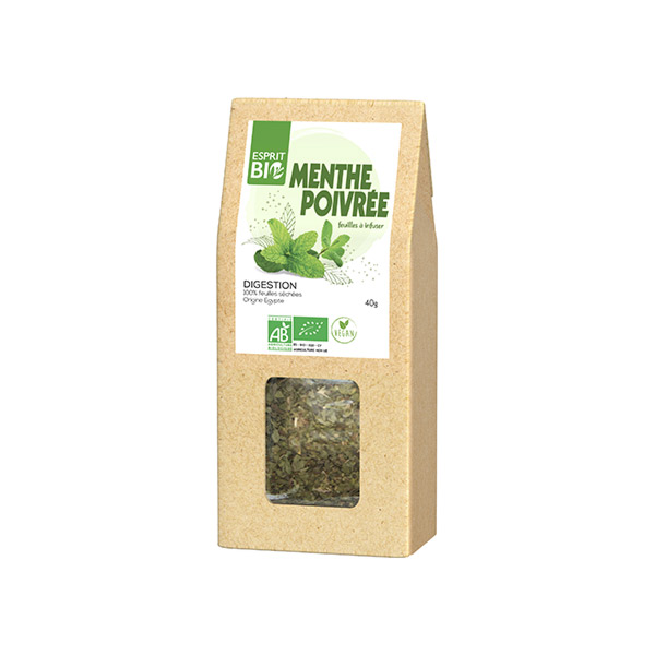 Menthe Poivrée Feuilles à Infuser 40g